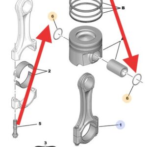 Citroen Relay 2006-2022 Piston Gideon Pin Circlip