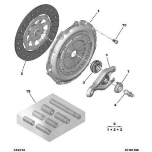 Citroen C5 2004-2008 Diesel Clutch Kit