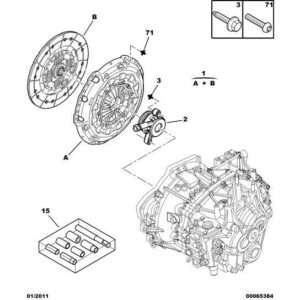 Citroen C-Crosser 2007-2012 Diesel Clutch Kit