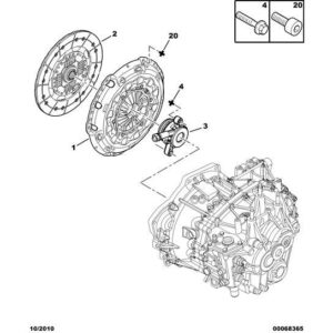 Citroen C-Crosser 2007-2012 Petrol Clutch Plate