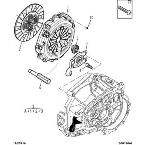 Citroen C2 2003-2007 Petrol Clutch Plate