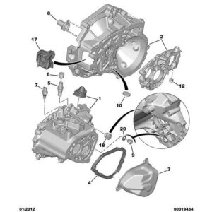Citroen Nemo 2008-2015 Petrol Clutch Buffer Guide Bush