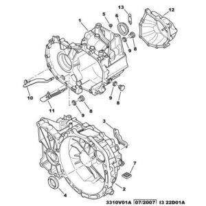 Citroen C-Crosser 2007-2012 Petrol Oil Return Flange