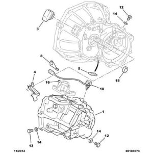 Citroen C1 2005-2009 Diesel Gearbox Oil Spout