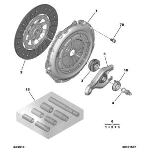 Citroen C3 Air Cross 2017-2021 Petrol Engine Clutch Fork