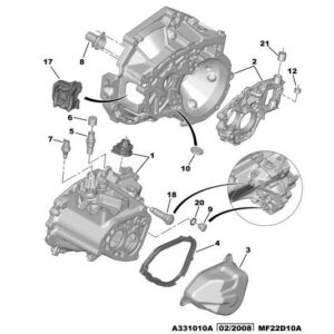 Citroen Nemo 2008-2015 Petrol Clutch Folk Bellows