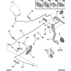 Citroen DS3 2010-2022 Petrol Declutching Assistance Spring