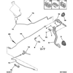 Citroen C3 Air Cross 2017-2021 Diesel Circuit Bleed Union