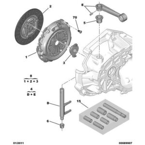 Citroen Berlingo 2008-2012 Petrol Clutch Fork Bearing
