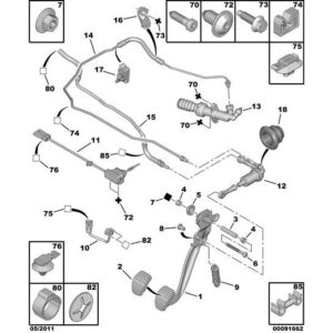 Citroen Berlingo 2012-2015 Diesel Clutch Slave Cylinder