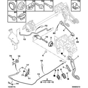 Citroen C2 2007-2009 Diesel Declutching Master Cylinder