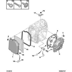 Citroen C8 2002-2008 Petrol Agb Gearbox Cover