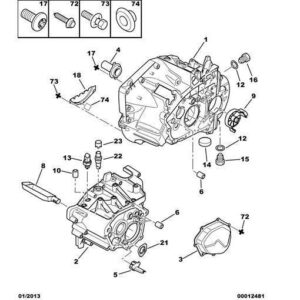 Citroen C5 2001-2004 Diesel Gear-Box Breather Protector