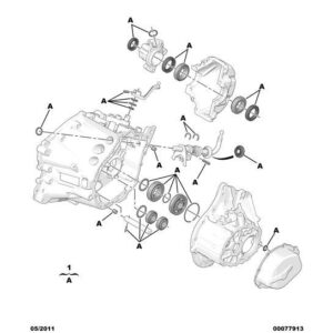 Citroen DS3 2010-2022 Petrol Gear-Box Repair Kit