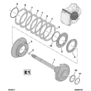 Citroen C8 2002-2008 Petrol Agb Adjusting Washers Set