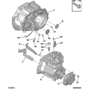 Citroen DS4 2010-2021 Diesel Gear-Box Housing