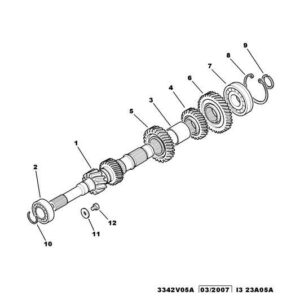 Citroen C-Crosser 2007-2012 Diesel Driven Pinion