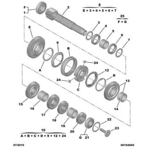 Citroen DS4 2010-2021 Diesel Driven Pinion