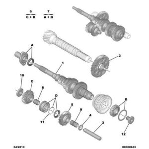 Citroen C5 Air Cross 2018-2021 Diesel Driven Pinion