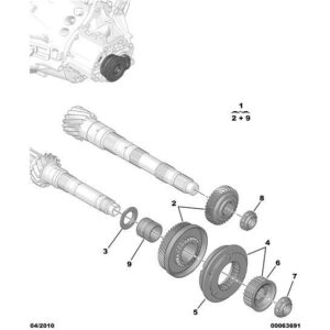 Citroen Berlingo 2012-2015 Diesel Gear Spacer