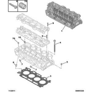Citroen C2 2007-2009 Petrol Oil Circuit Valve