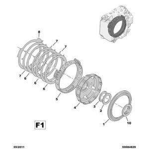 Citroen C8 2002-2008 Petrol Agb Driving-Pinion