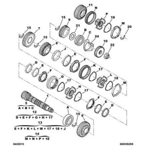 Citroen C8 2002-2008 Diesel Manual Gearbox Synchroniser
