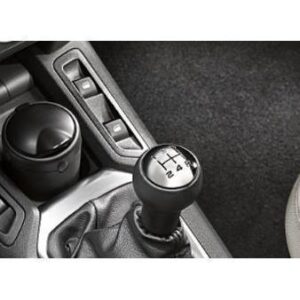 Citroen C3 2005-2013 Gear Lever Knob For 5-Speed Manual Gearbox Black Leather And Aluminium