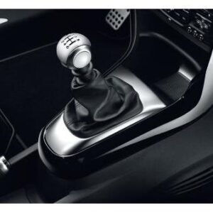 Citroen DS3 2010-2022 Gear Lever Knob For 6-Speed Manual Gearbox Arctic White In Satin Chrome Zamak