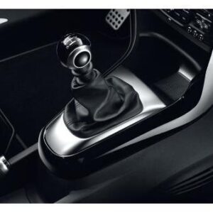 Citroen C3 Air Cross 2017-2021 Gear Lever Knob For 5-Speed Manual Gearbox Black In Satin Chrome Zamak