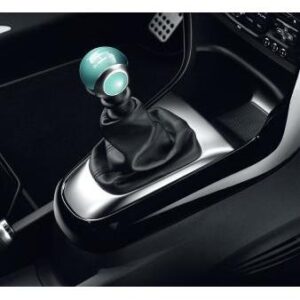 Citroen DS3 2010-2022 Gear Lever Knob For 6-Speed Manual Gearbox Boticelli Blue In Satin Chrome Zamak