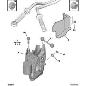 Citroen Dispatch 1994-2006 Diesel Gearshift Control Bracket