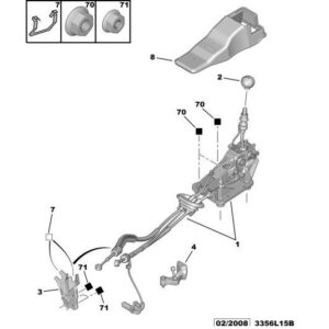 Citroen C4 2008-2010 Diesel Seal Gear Lever Control