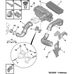 Citroen C3 2002-2005 Petrol Fixing Stud