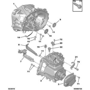 Citroen C4 2008-2010 Diesel Speed Sensor