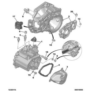 Citroen C3 2009-2013 Petrol Ball Spring Socket Assembly
