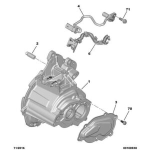 Citroen C3 Air Cross 2017-2021 Petrol Ball Spring Socket Assembly