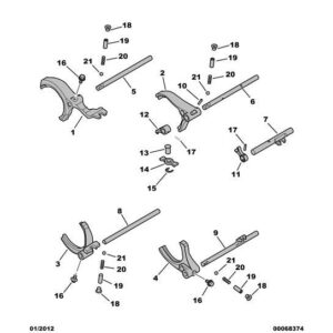 Citroen C-Crosser 2007-2012 Diesel Fork Spring