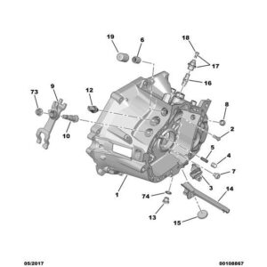Citroen C3 Air Cross 2017-2021 Petrol Reverse Locking Finger