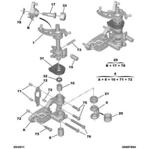 Citroen Dispatch 2016-2020 Diesel Gear Control Shaft Support