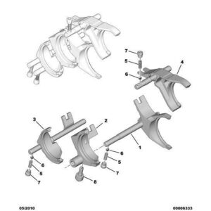 Citroen C4 2008-2010 Diesel Manual Gear-Box Fork 1+2