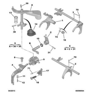 Citroen DS3 2010-2022 Petrol Manual Gear-Box Fork 3+4
