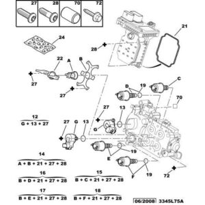 Citroen C4 2008-2010 Diesel Electro-Valve