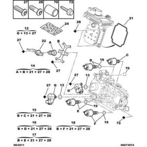 Citroen C4 2008-2010 Diesel Gear Engagement Solenoid Valve