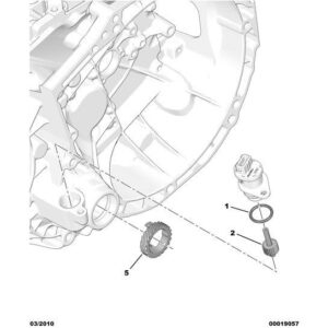 Citroen Berlingo 2008-2012 Petrol Tachometer Control Pinion
