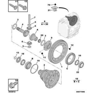 Citroen C8 2002-2008 Petrol Autom Gear-Box Seal