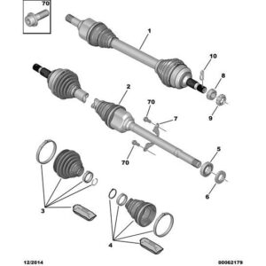 Citroen DS4 2010-2021 Diesel Drive-Shaft New