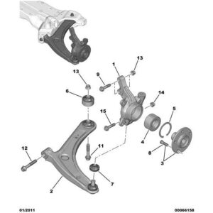 Citroen C-Crosser 2007-2012 Diesel Wheel Hub