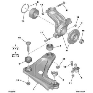 Citroen C3 Air Cross 2017-2021 Petrol Ball-Joint Protector