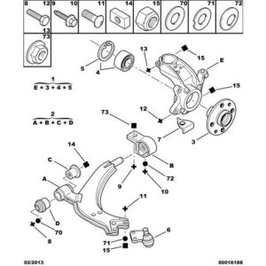 Citroen Xsara 2000-2004 Petrol Front Triangle Arm Ball-Joint